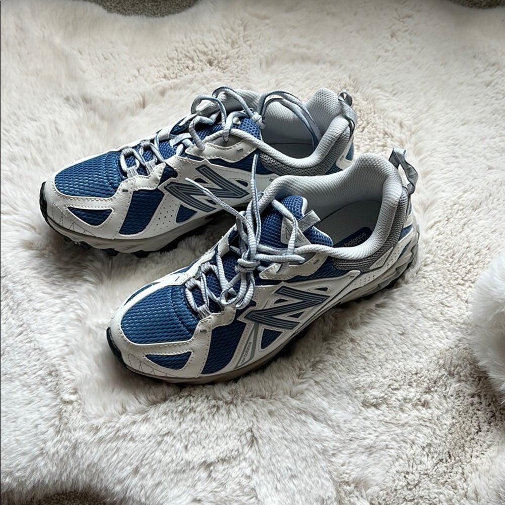 New Balance Blue and White Athletic Shoes - Picture 3 of 9